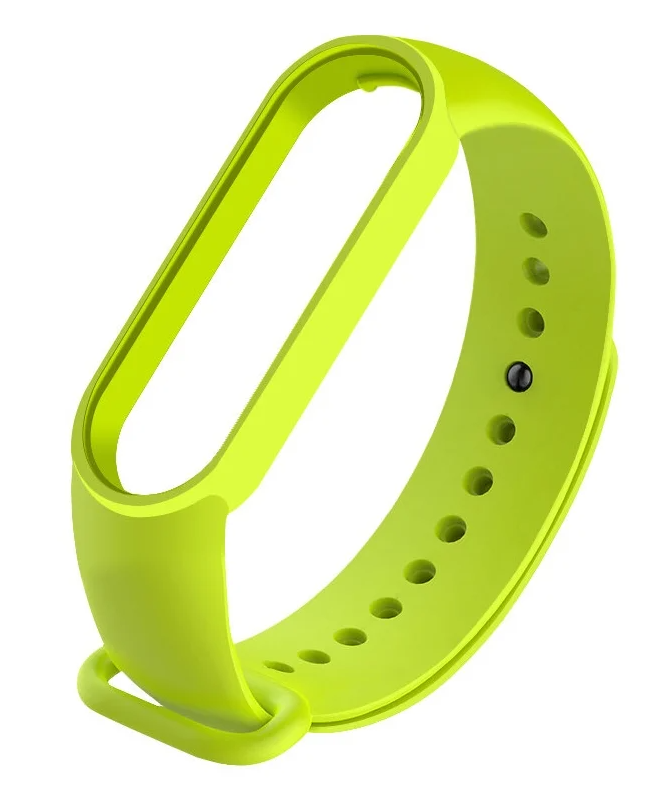 

Ремешок на руку для Mi band 5/6, силиконовый, X-case, зелёный, Зеленый