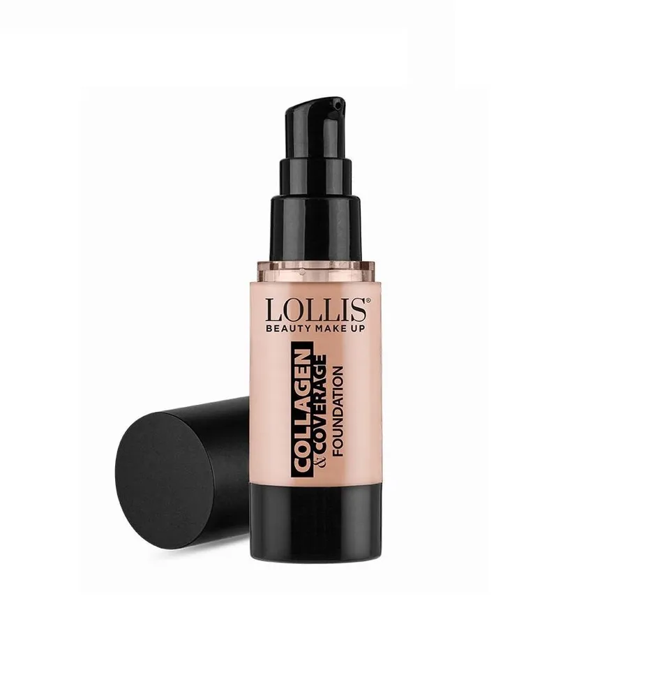 

Тональный крем для лица LOLLIS Collagen Coverage Foundation 02 Меркер Косметика, LOLLIS