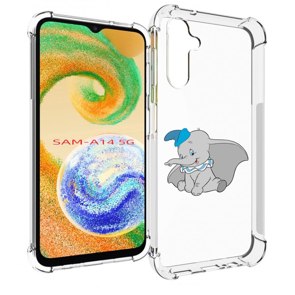 

Чехол MyPads слоненок-с-большими-ушками для Samsung Galaxy A14 5G, Прозрачный, Tocco