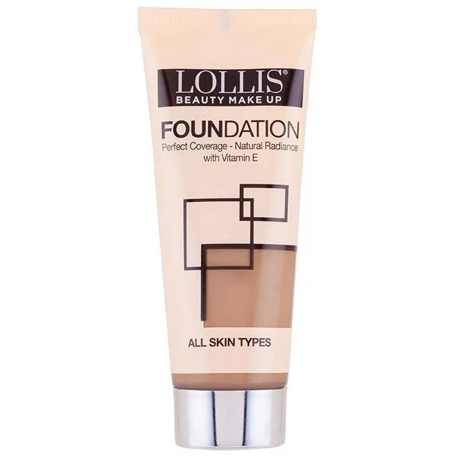 

Тональный крем для лица LOLLIS Foundation Perfect Coverage 03 Меркер Косметика, LOLLIS