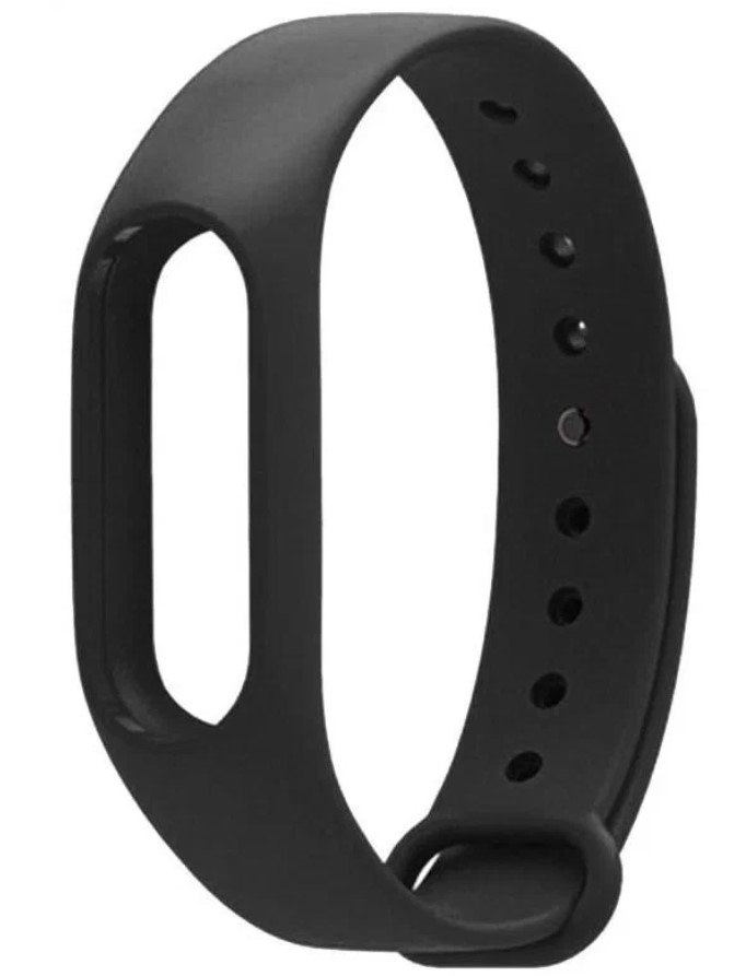 

Ремешок на руку для Mi band 2 силиконовый, X-case, черный