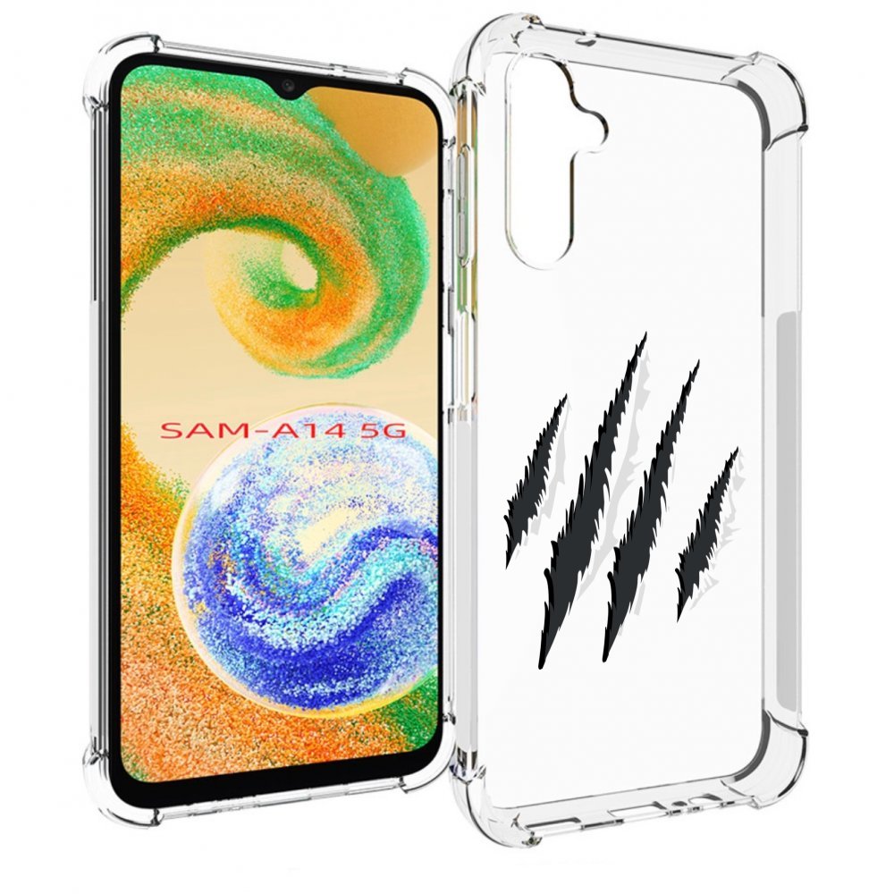 

Чехол MyPads след-когтей для Samsung Galaxy A14 5G, Прозрачный, Tocco