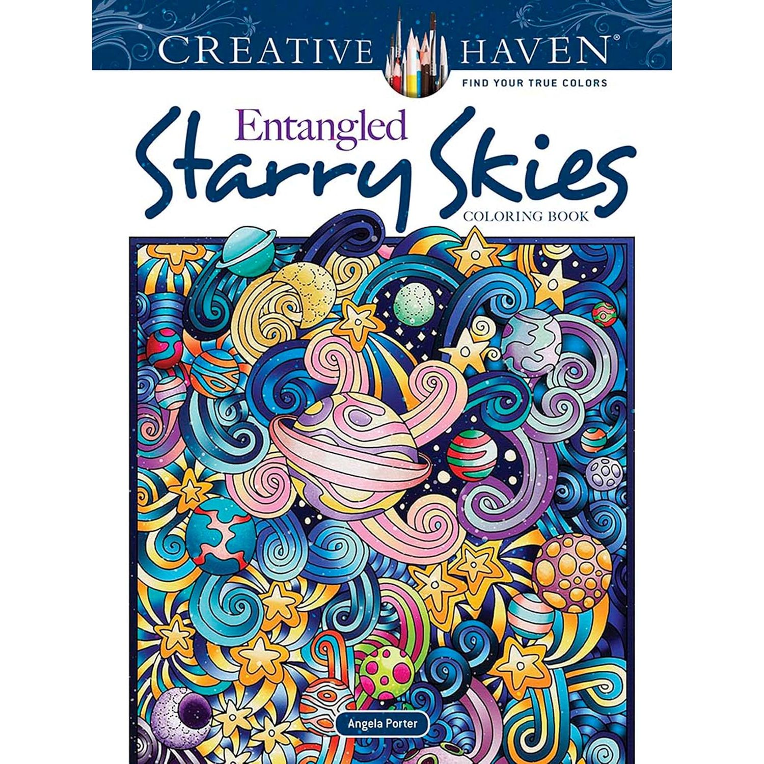 

Creative Haven Entangled Starry Skies Coloring Book. Porter Angela