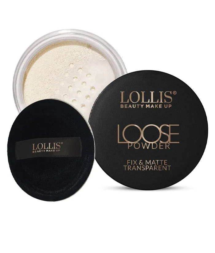 

Пудра для лица LOLLIS Loose Powder 101 Taransparent 12г Меркер Косметика, Бежевый, LOLLIS