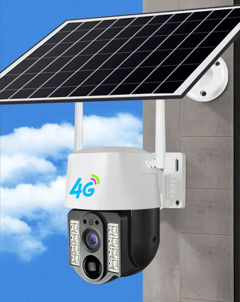 

Камера видеонаблюдения OKO V 380 PRO с солнечной панелью 2мп 4G 1080