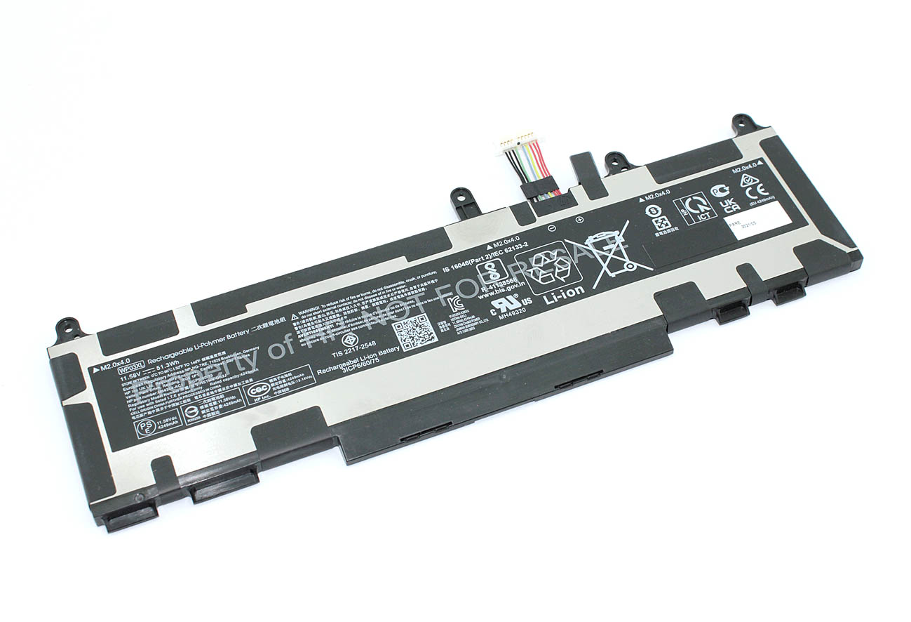 Аккумуляторная батарея для ноутбука HP EliteBook 845 G9 (WP03XL) 11.58V 51.3Wh