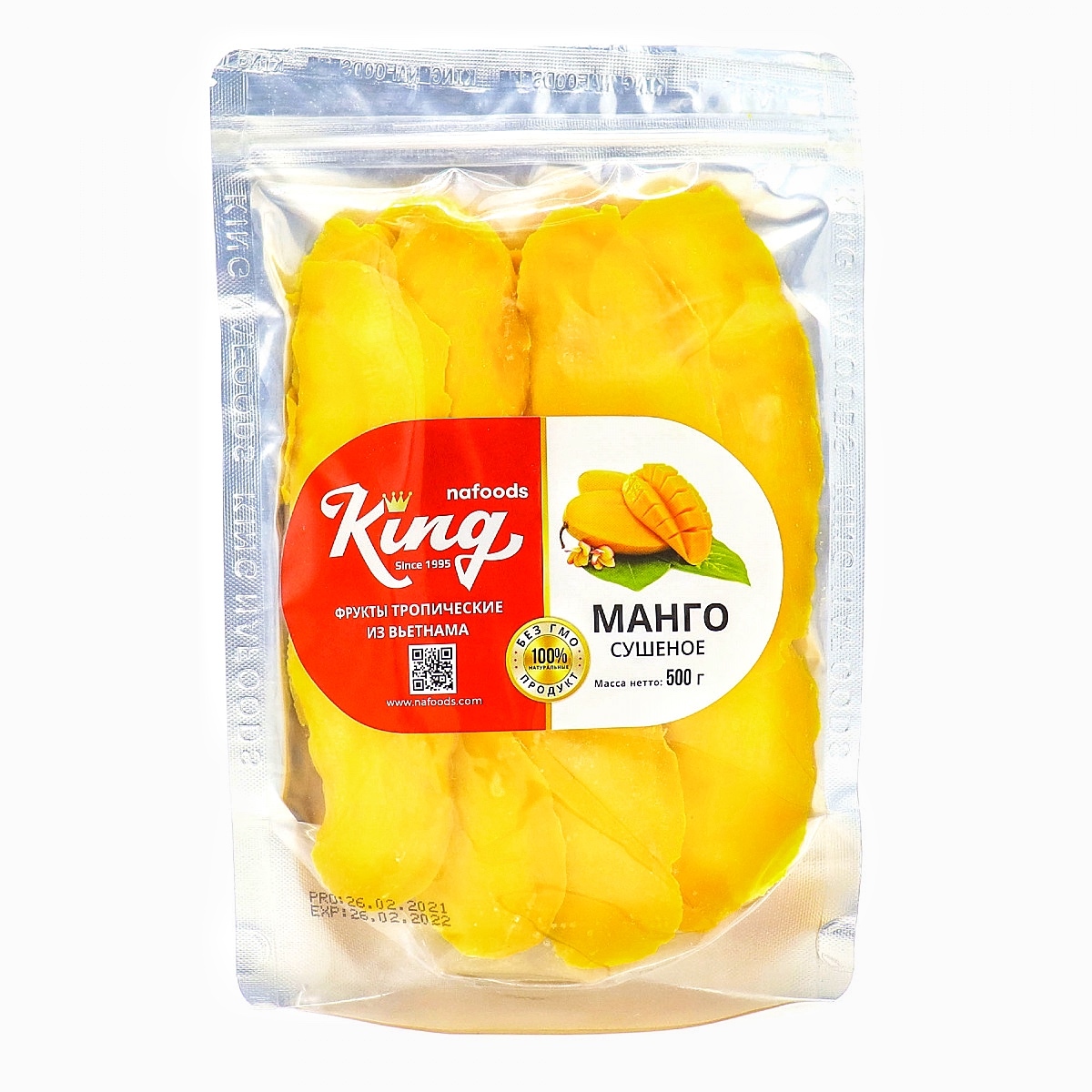 

Манго сушёное King, 500 г
