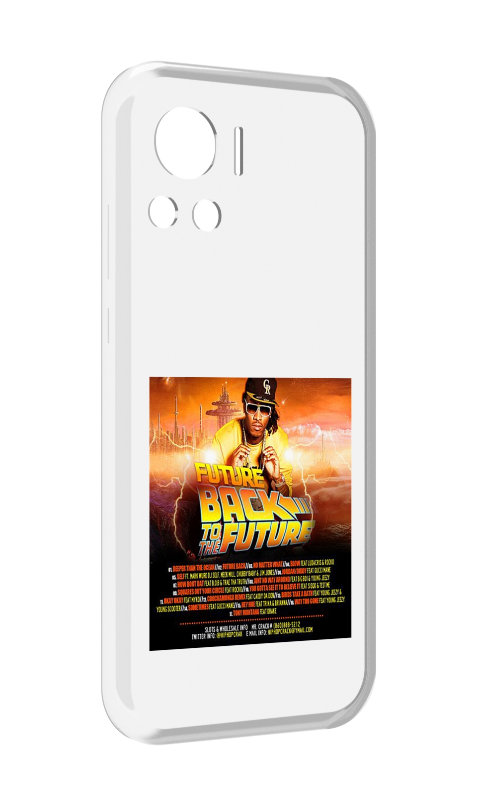 

Чехол MyPads Future - Back To The Future для Motorola Edge 30 Ultra, Прозрачный, Tocco