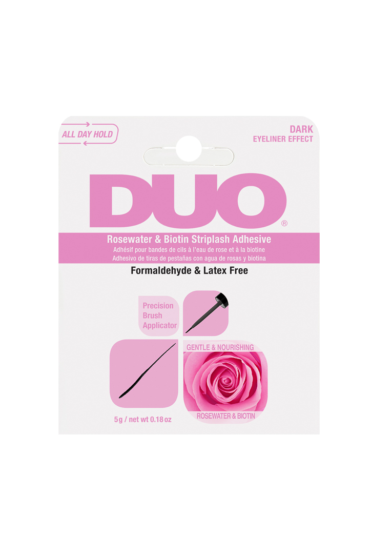 фото Клей для ресниц duo rosewater & biotin, american international industries, 5 мл