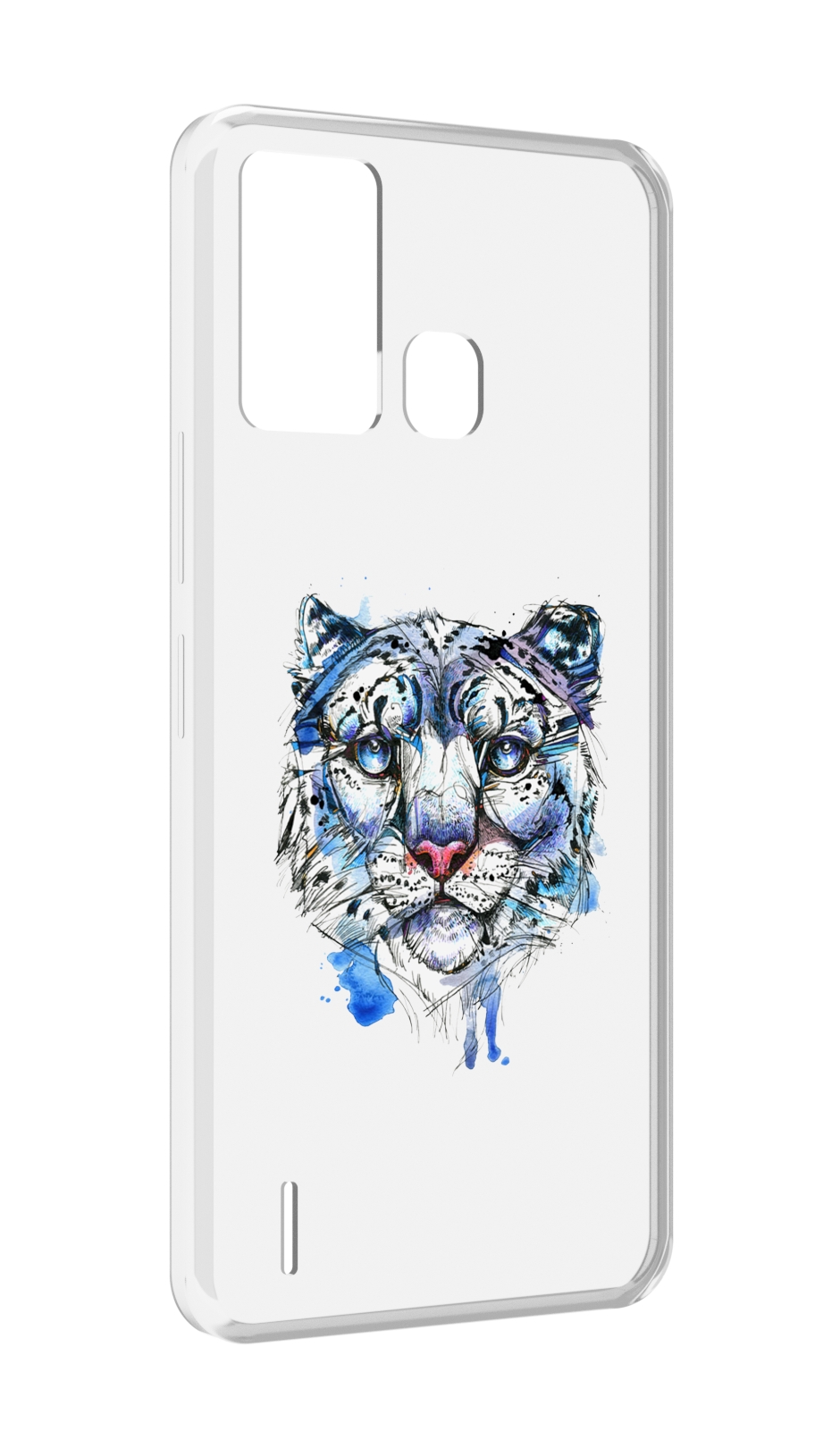 

Чехол MyPads водяной тигр для ITEL S16 / ITEL Vision 1 Pro, Прозрачный, Tocco