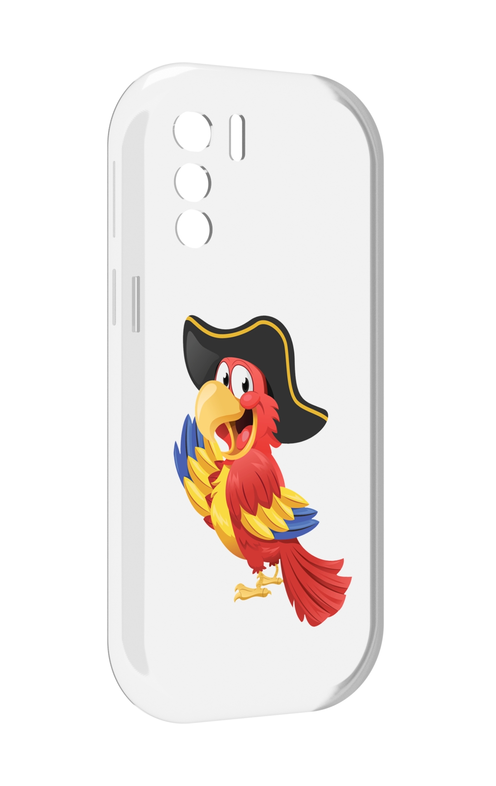 

Чехол MyPads попугай-пират для UleFone Note 13P, Прозрачный, Tocco