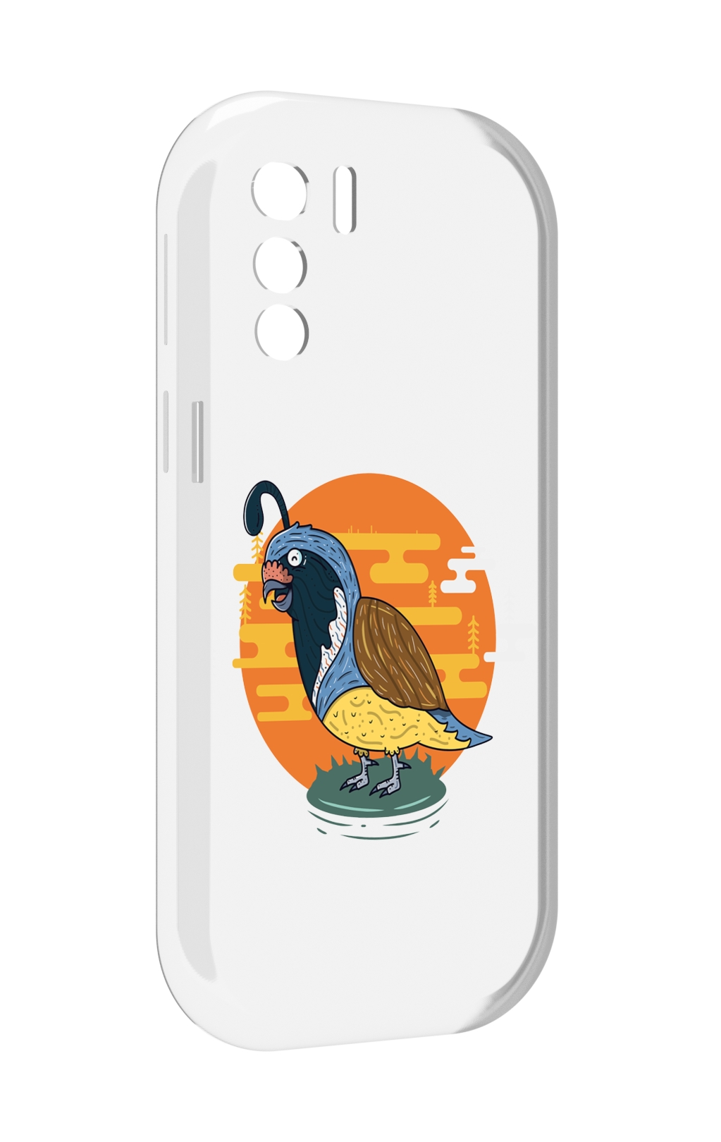 

Чехол MyPads попугай-на-острове для UleFone Note 13P, Прозрачный, Tocco