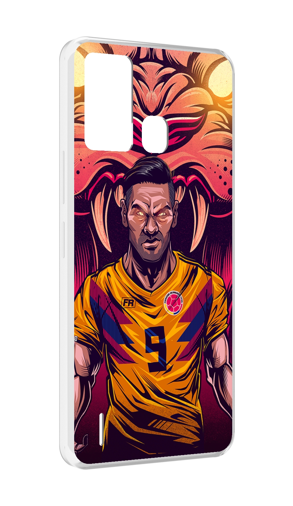 

Чехол MyPads парень-тигр-красный для ITEL S16 / ITEL Vision 1 Pro, Прозрачный, Tocco