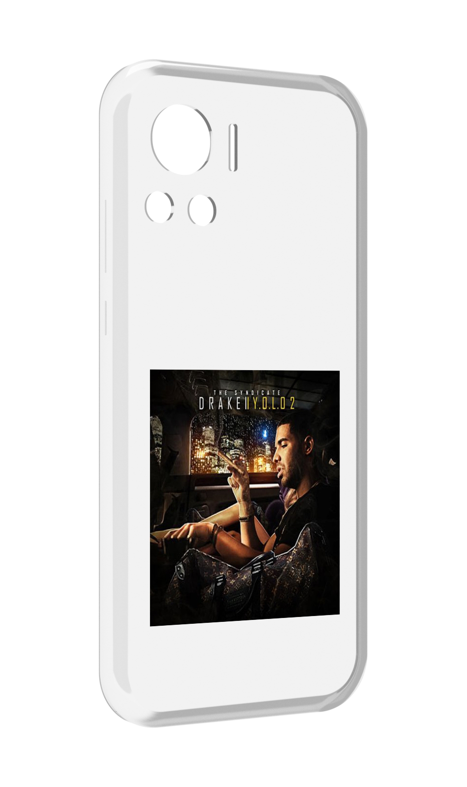 

Чехол MyPads Drake - You Only Live Once 2 для Motorola Edge 30 Ultra, Прозрачный, Tocco