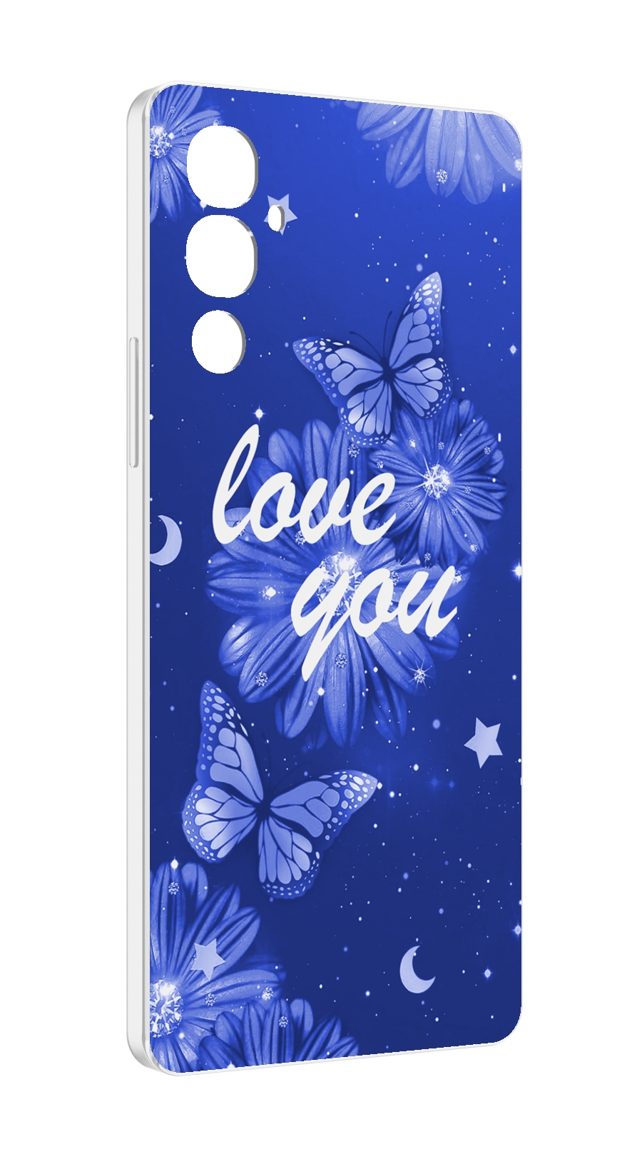 

Чехол MyPads Люблю-тебя-с-бабочками для Tecno Pova 4, Прозрачный, Tocco
