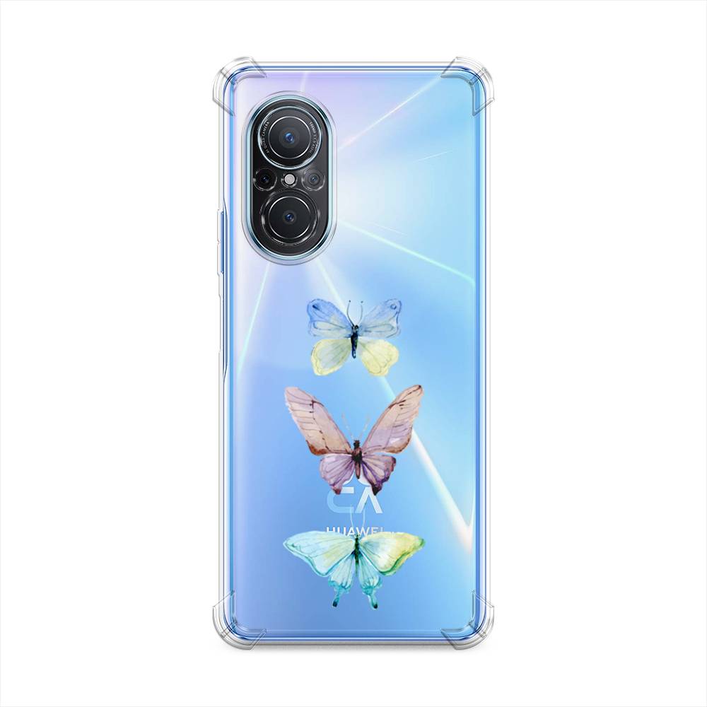 

Чехол Awog на Huawei Nova 9 SE "Акварельные бабочки", Фиолетовый, 6107251-1