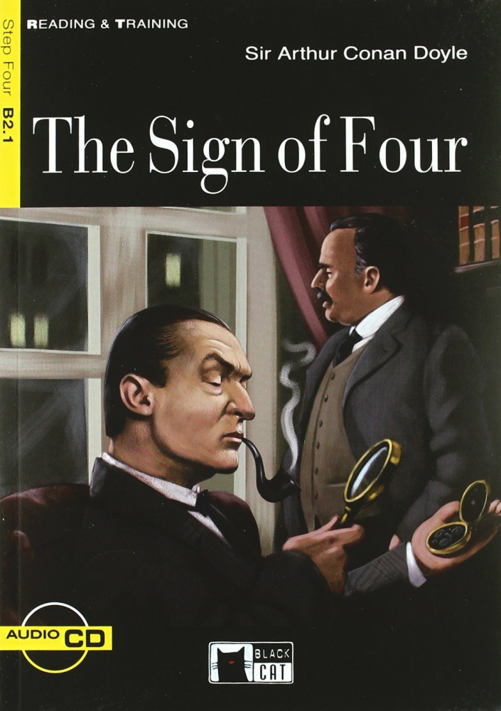 фото Книга reading & training step 4: the sign of four + cd cideb