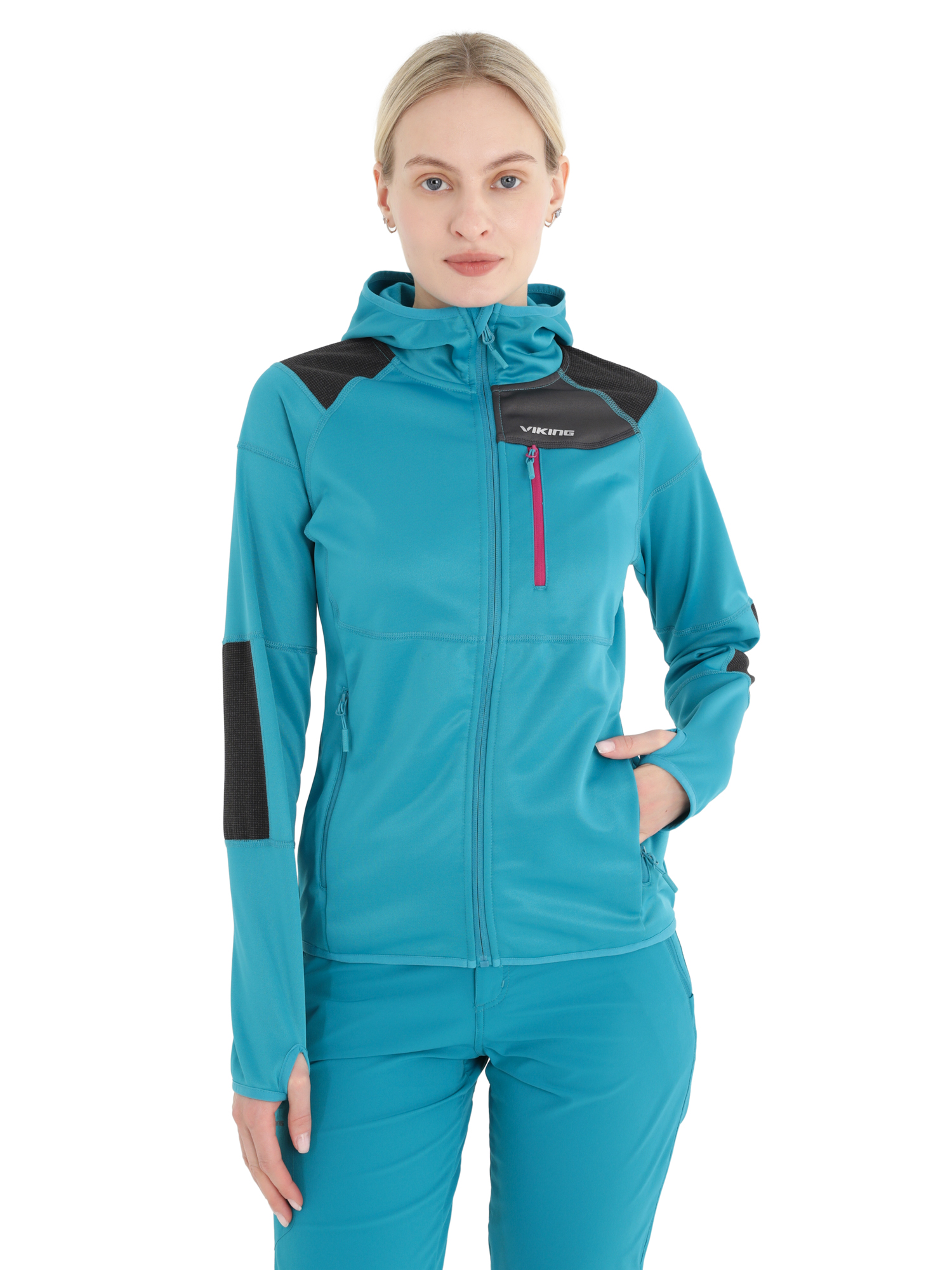 

Толстовка женская Viking Yosemite Lady бирюзовая M, Бирюзовый, Yosemite Lady