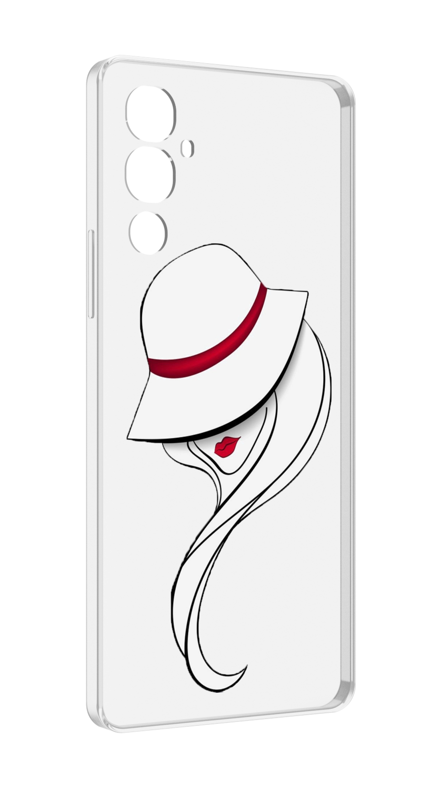 

Чехол MyPads Лого женский для Tecno Pova 4, Прозрачный, Tocco