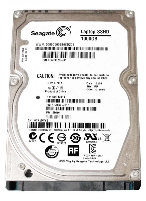 

Жесткий диск HGST ST1000LM014 1Tb 7200 SATAII 2,5" HDD, ST1000LM014