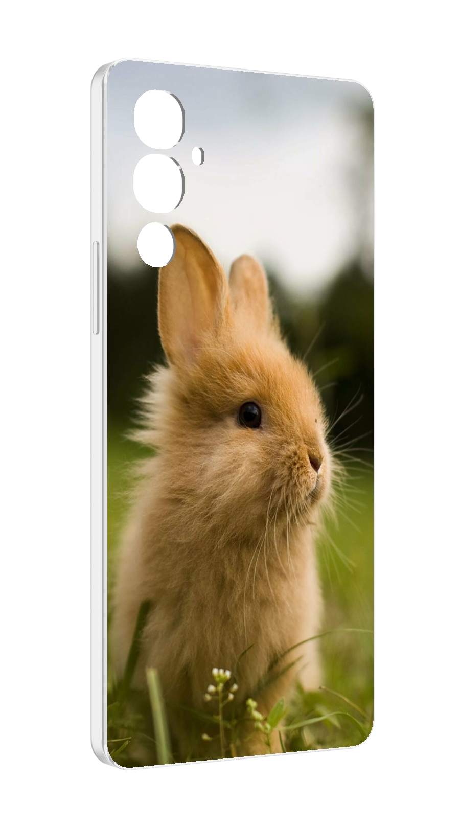 

Чехол MyPads Кролик для Tecno Pova 4, Прозрачный, Tocco