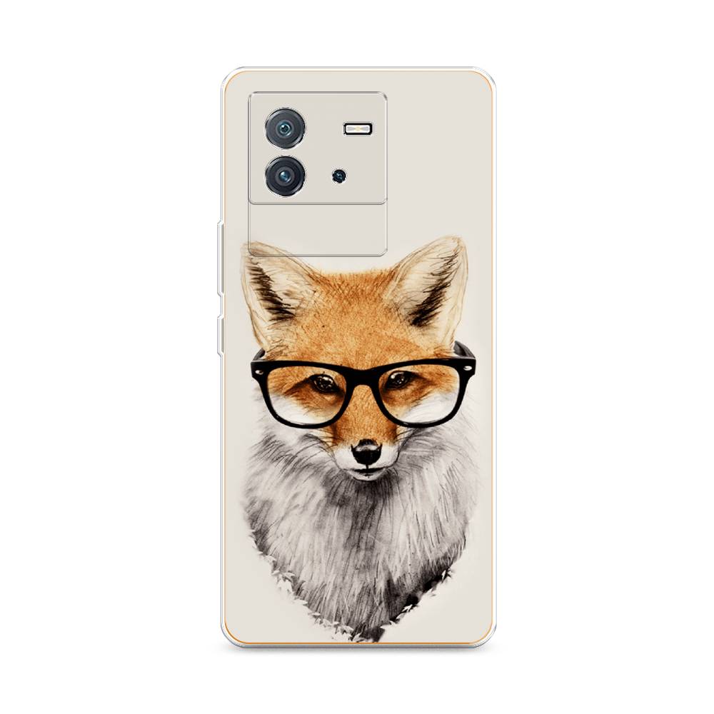 

Чехол Awog на Vivo iQOO Neo6 "Лиса в очках", Разноцветный, 266850-10