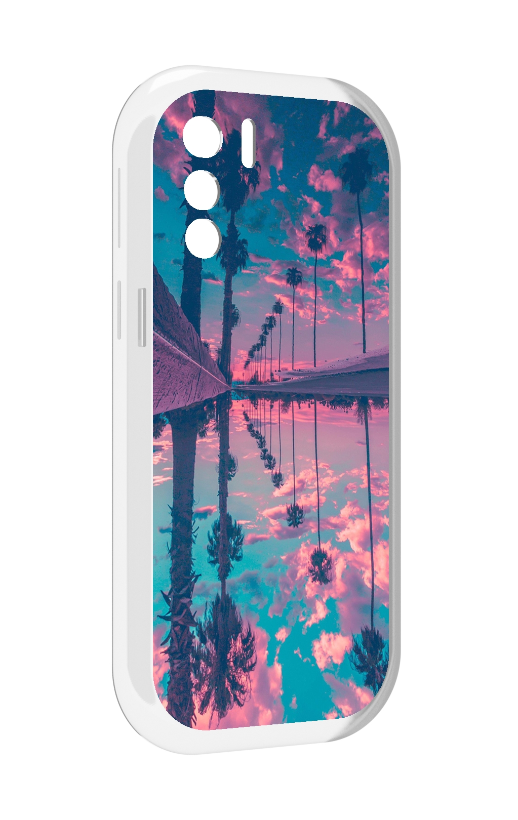 

Чехол MyPads отражение-пальм для UleFone Note 13P, Прозрачный, Tocco