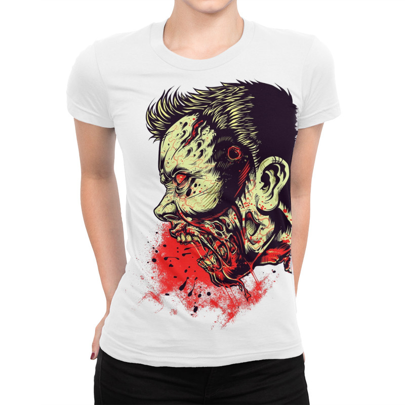 

Футболка женская Dream Shirts Зомби белая M, Белый, Зомби