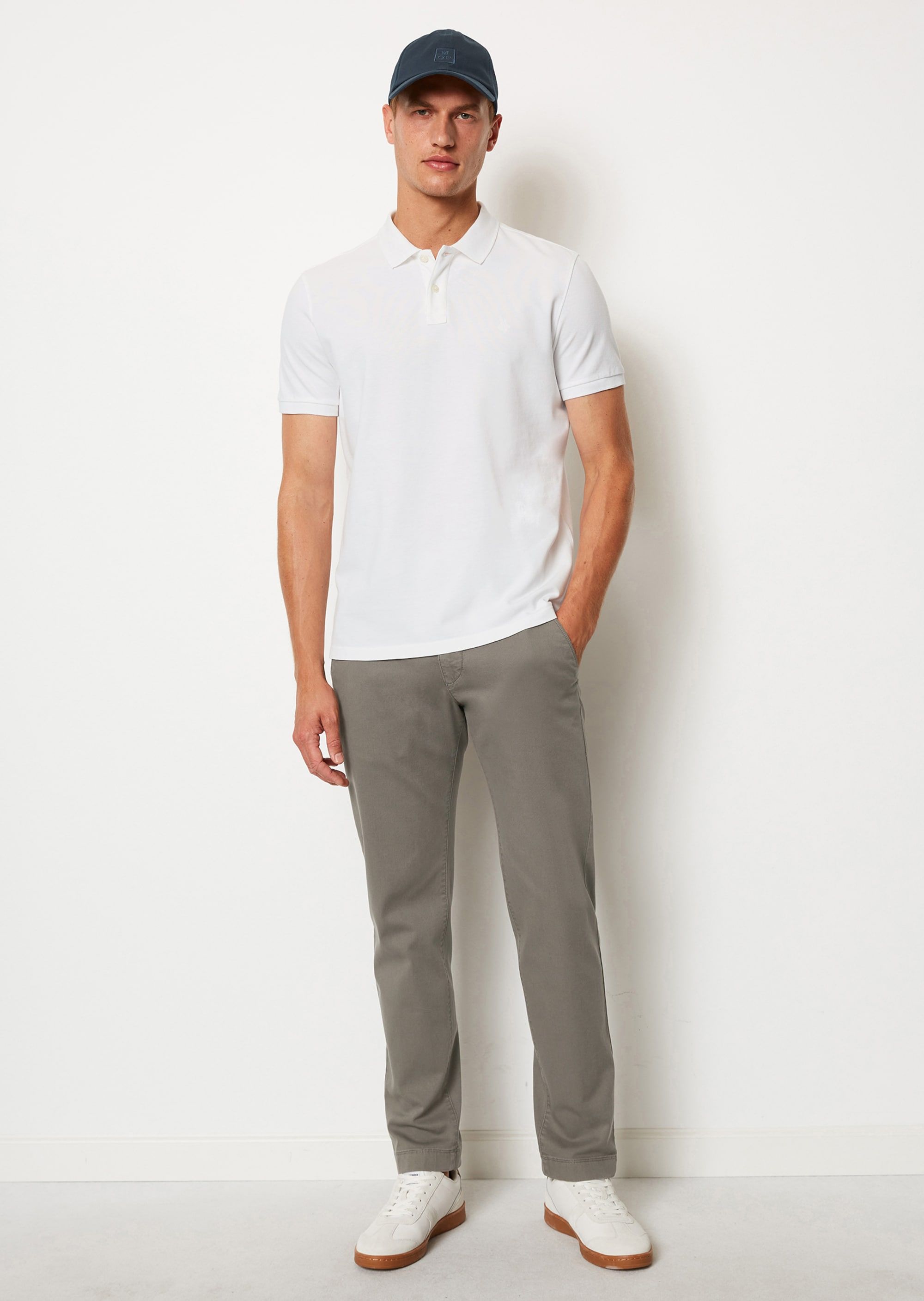 

Футболка мужская Marc O’Polo B21226653000 белая 2XL, Белый, B21226653000