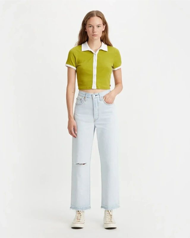 

Джинсы женские Levi's 726 голубые W26/L29, Голубой, 726