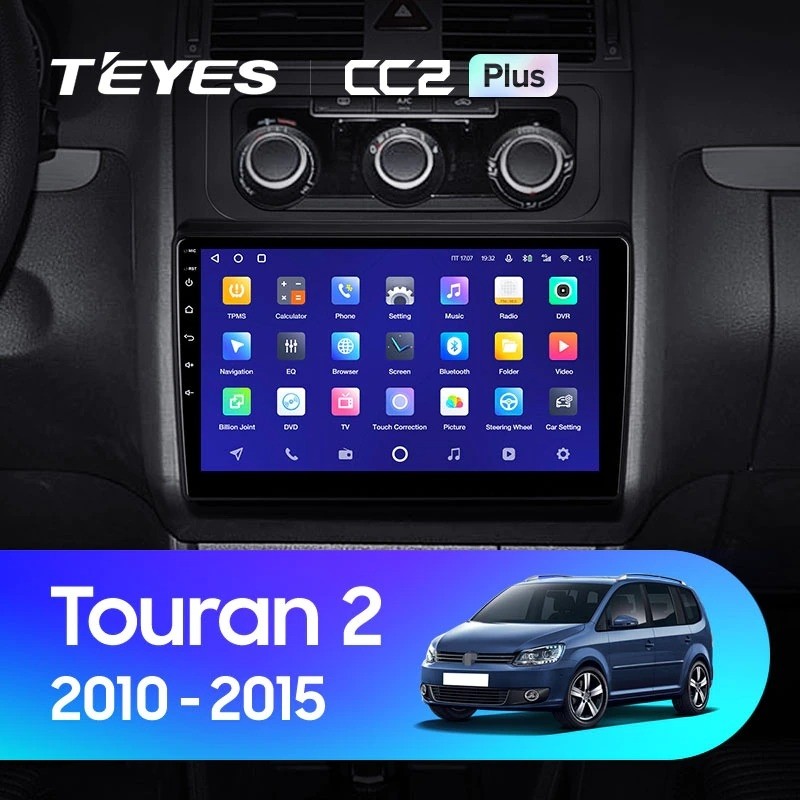 

Штатная магнитола Teyes CC2 Plus 6/128 Volkswagen Touran 2 1T (2010-2015), CC2 Plus