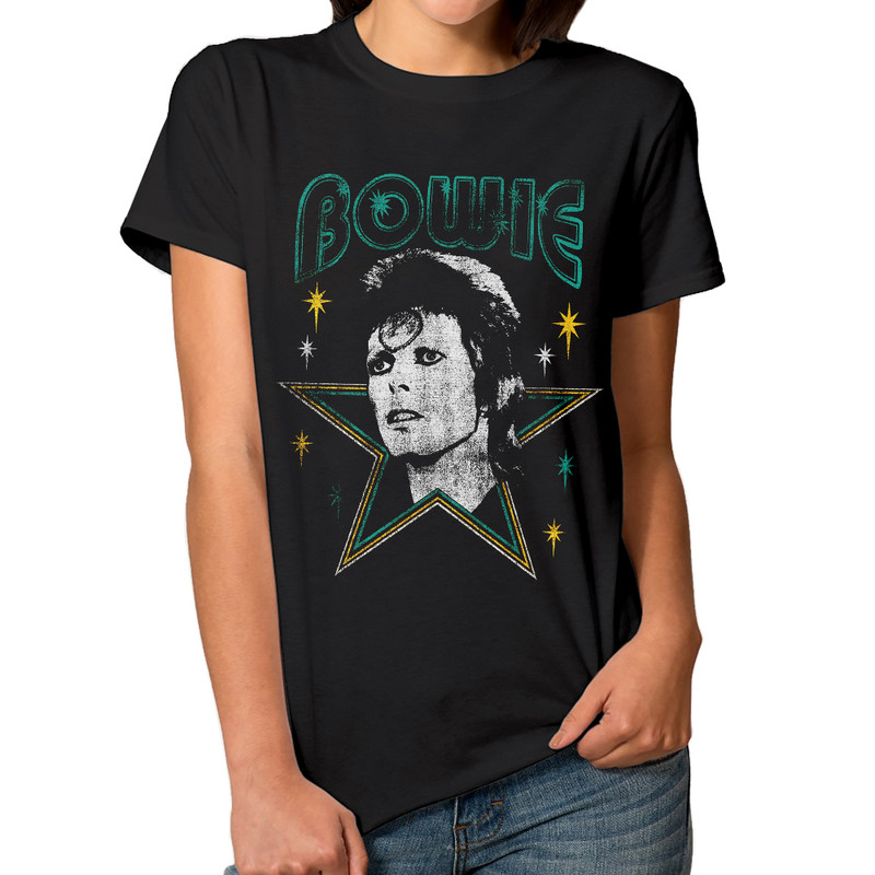 фото Футболка женская dream shirts винтажная дэвид боуи черная xl