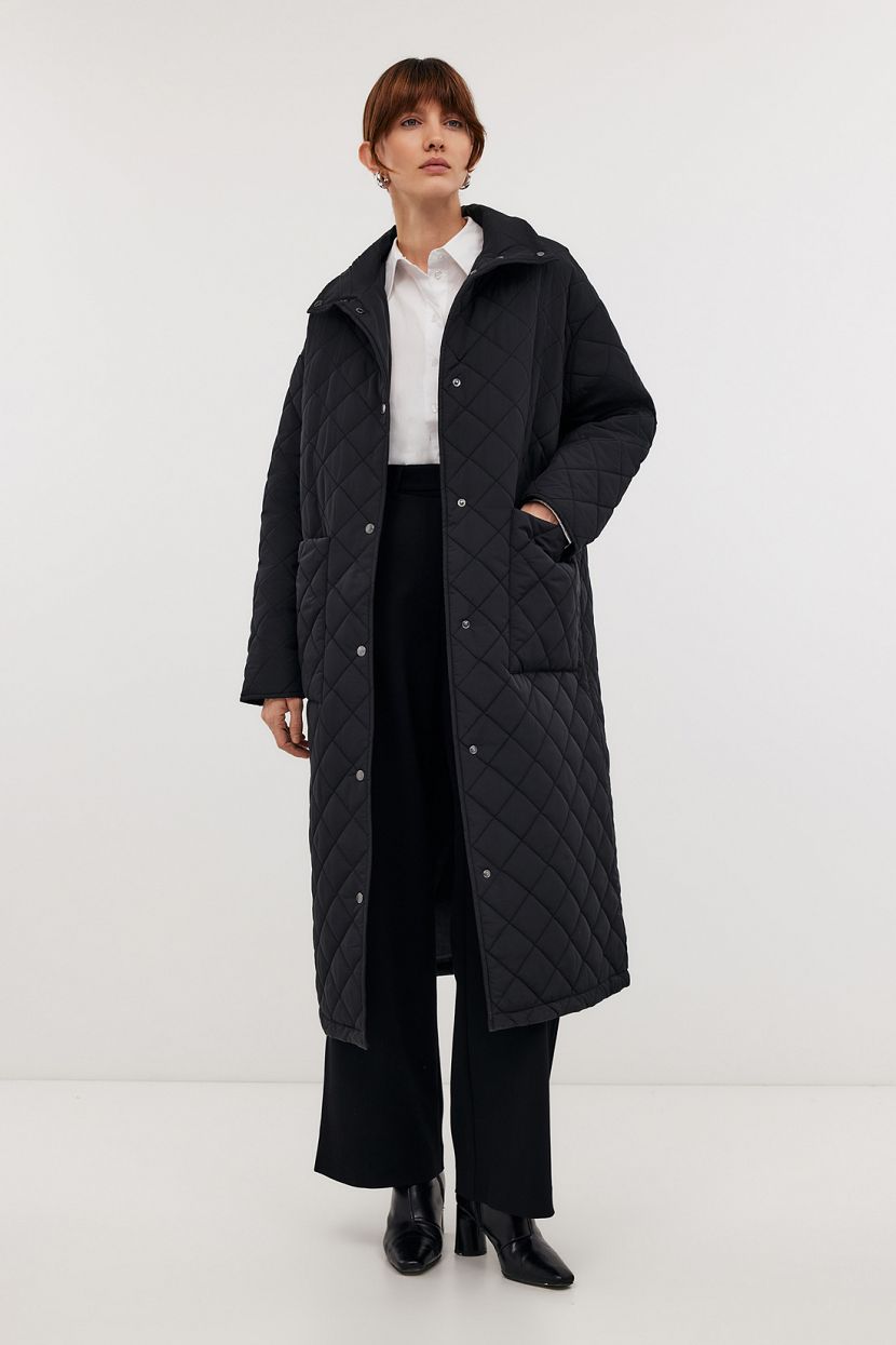 

Пальто женское Baon B0524510 черное 2XL, Черный, B0524510