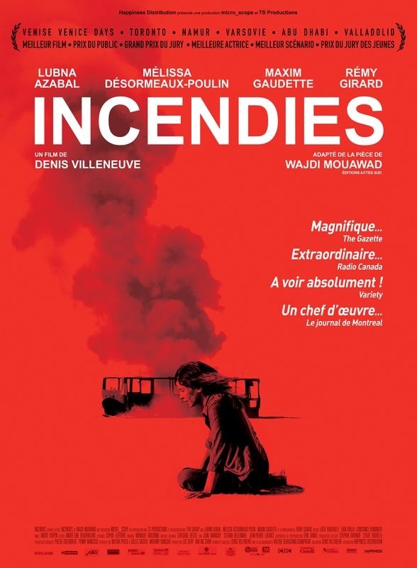 

Постер к фильму "Пожары" (Incendies) A4
