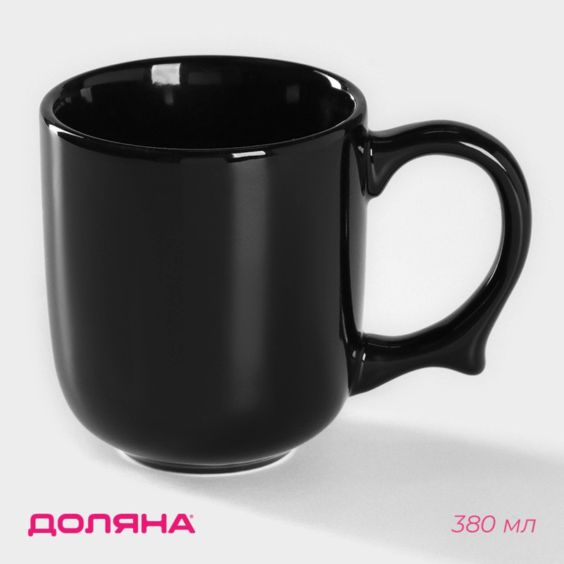 

Кружка Доляна Coffee break, 380 мл, цвет чёрный