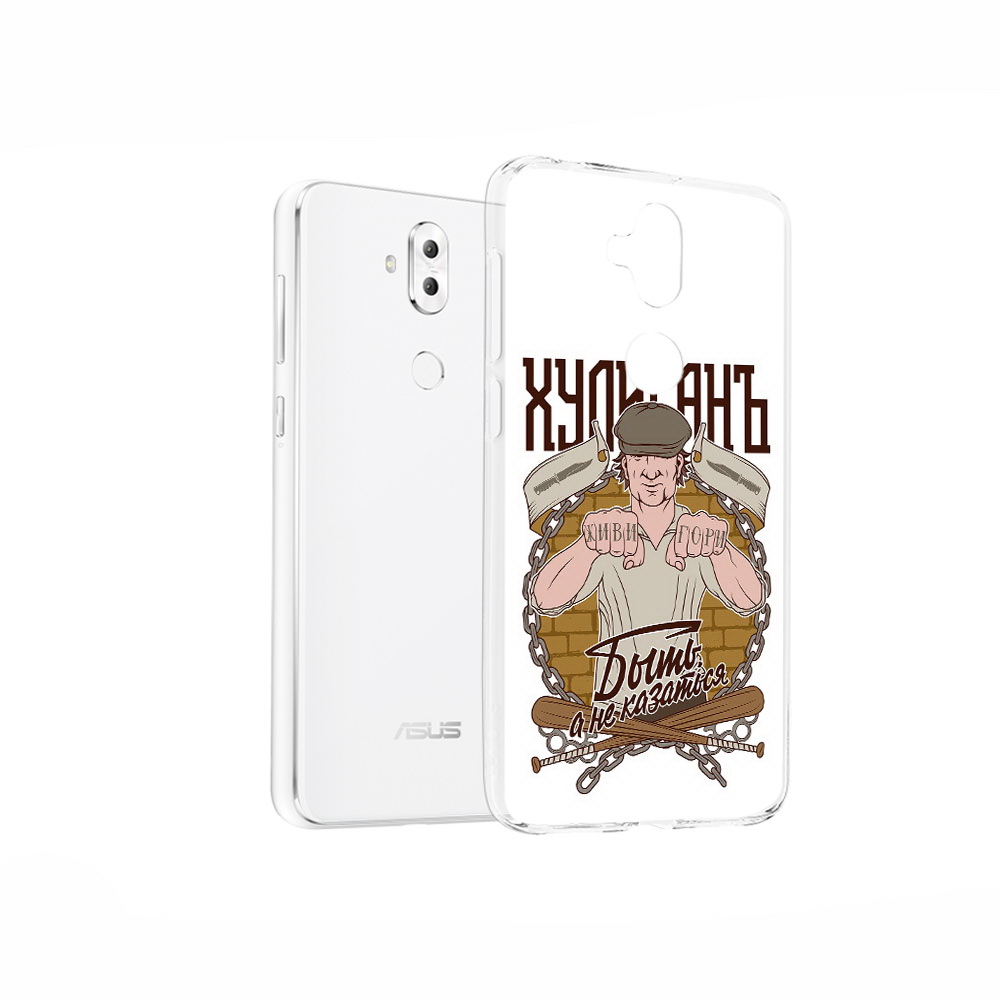 

Чехол MyPads Tocco для Asus ZenFone 5 Lite (ZC600KL) Хулиган, Прозрачный, Tocco