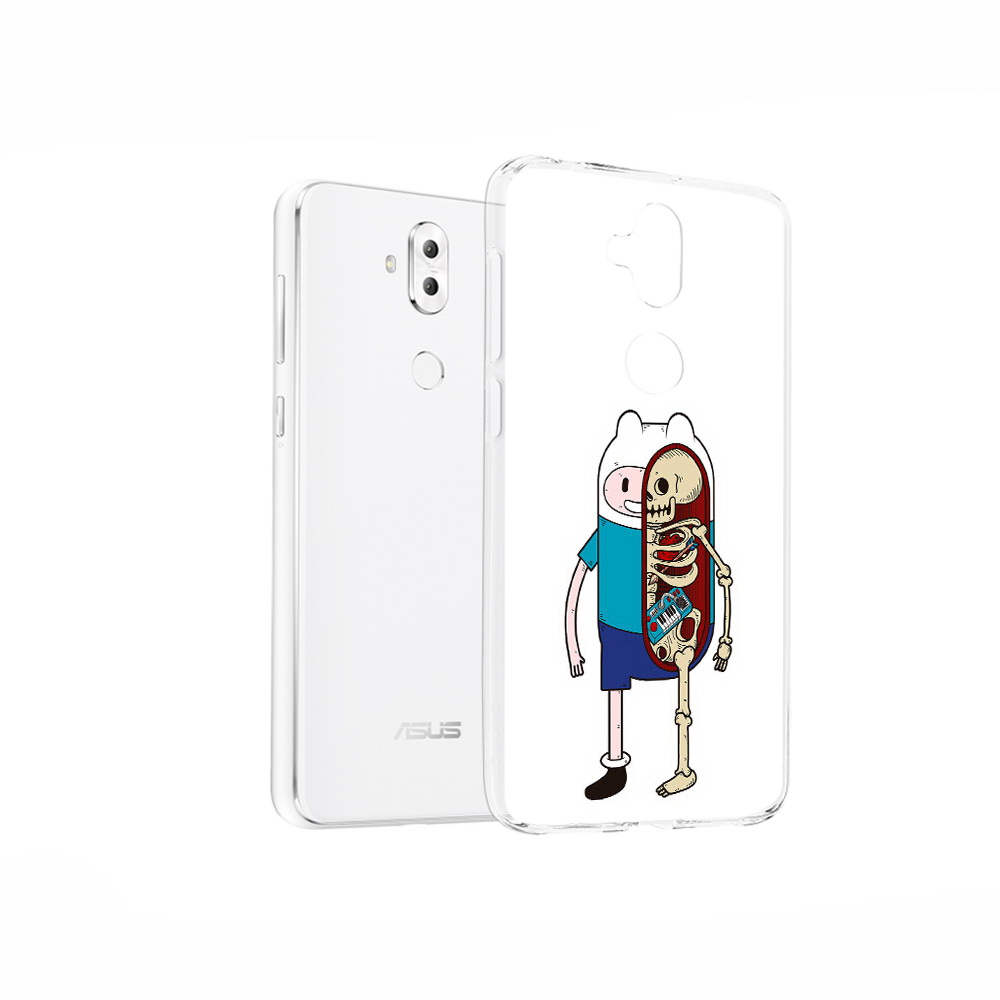 

Чехол MyPads Tocco для Asus ZenFone 5 Lite (ZC600KL) Финн скелет, Прозрачный, Tocco