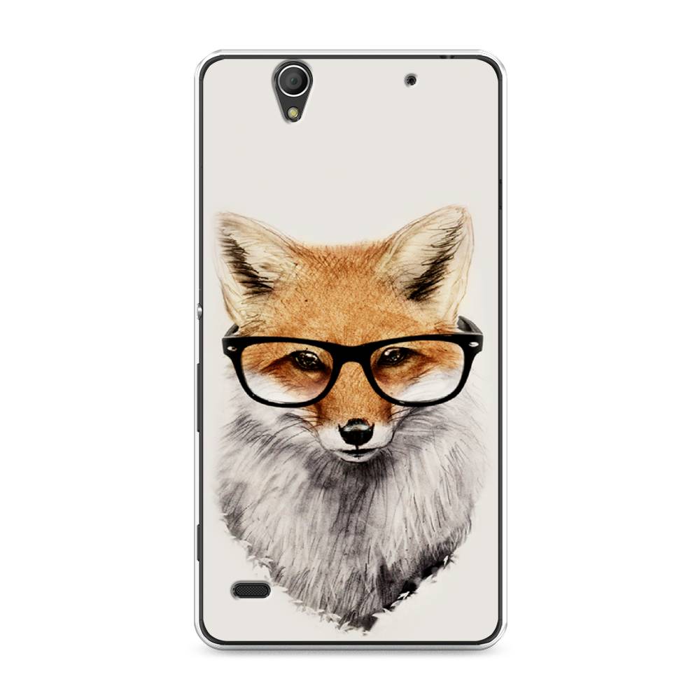 

Чехол Awog на Sony Xperia C4 "Лиса в очках", Разноцветный, 52650-10