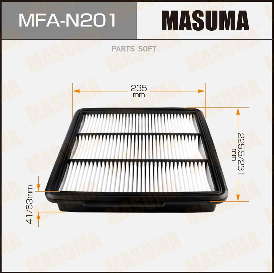 

Фильтр воздушный MASUMA mfan201