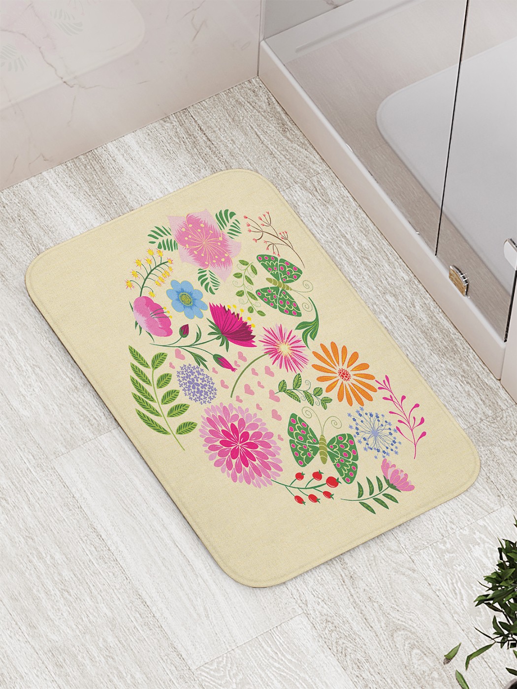 

Коврик противоскользящий для ванной, сауны, бассейна, 77х52 см bath_75482 JoyArty
