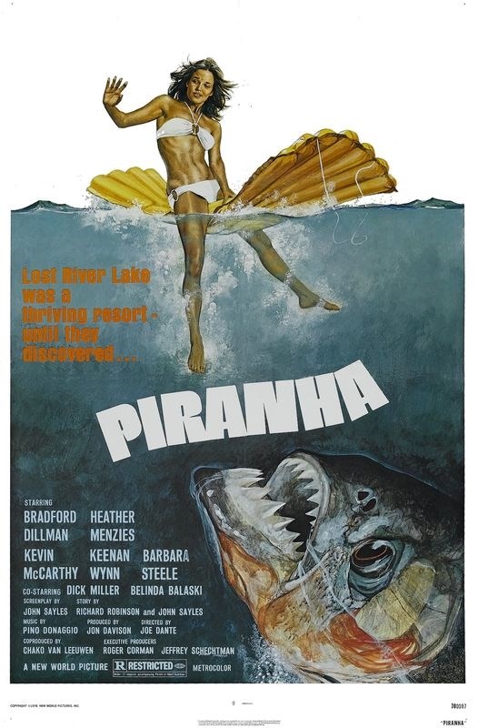 

Постер к фильму "Пираньи" (Piranha) A4