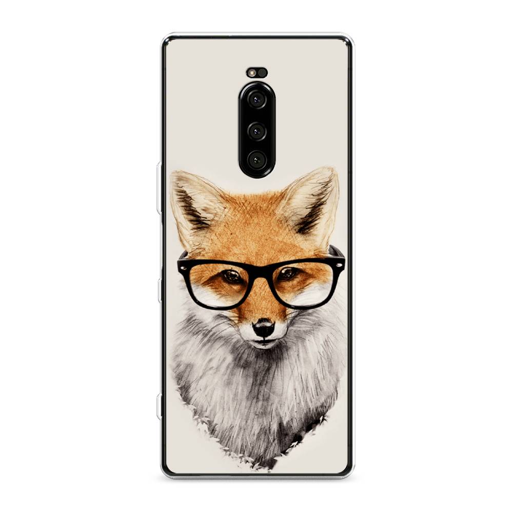 

Чехол Awog на Sony Xperia 1/XZ4 "Лиса в очках", Разноцветный, 54250-10