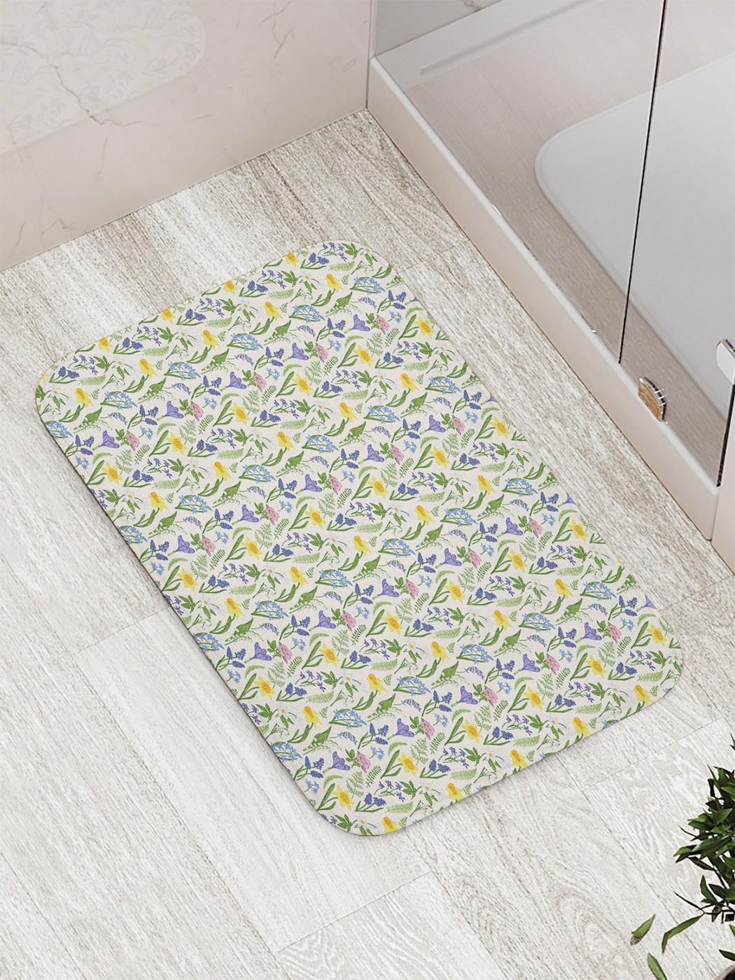 

Коврик противоскользящий для ванной, сауны, бассейна, 77х52 см bath_75427 JoyArty