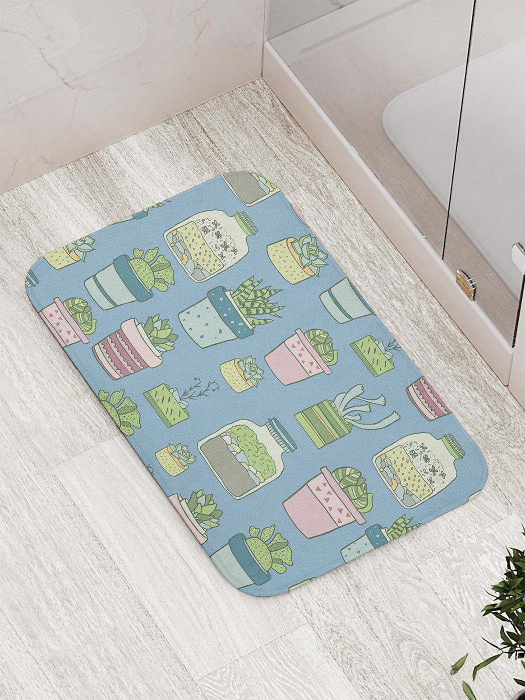 

Коврик противоскользящий для ванной, сауны, бассейна, 77х52 см bath_75423 JoyArty
