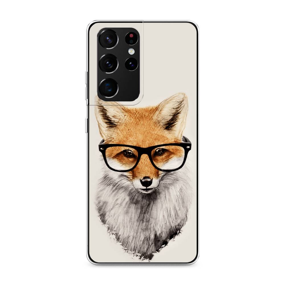 

Чехол Awog на Samsung Galaxy S21 Ultra / Самсунг S21 Ultra "Лиса в очках", Разноцветный, 2102250-10