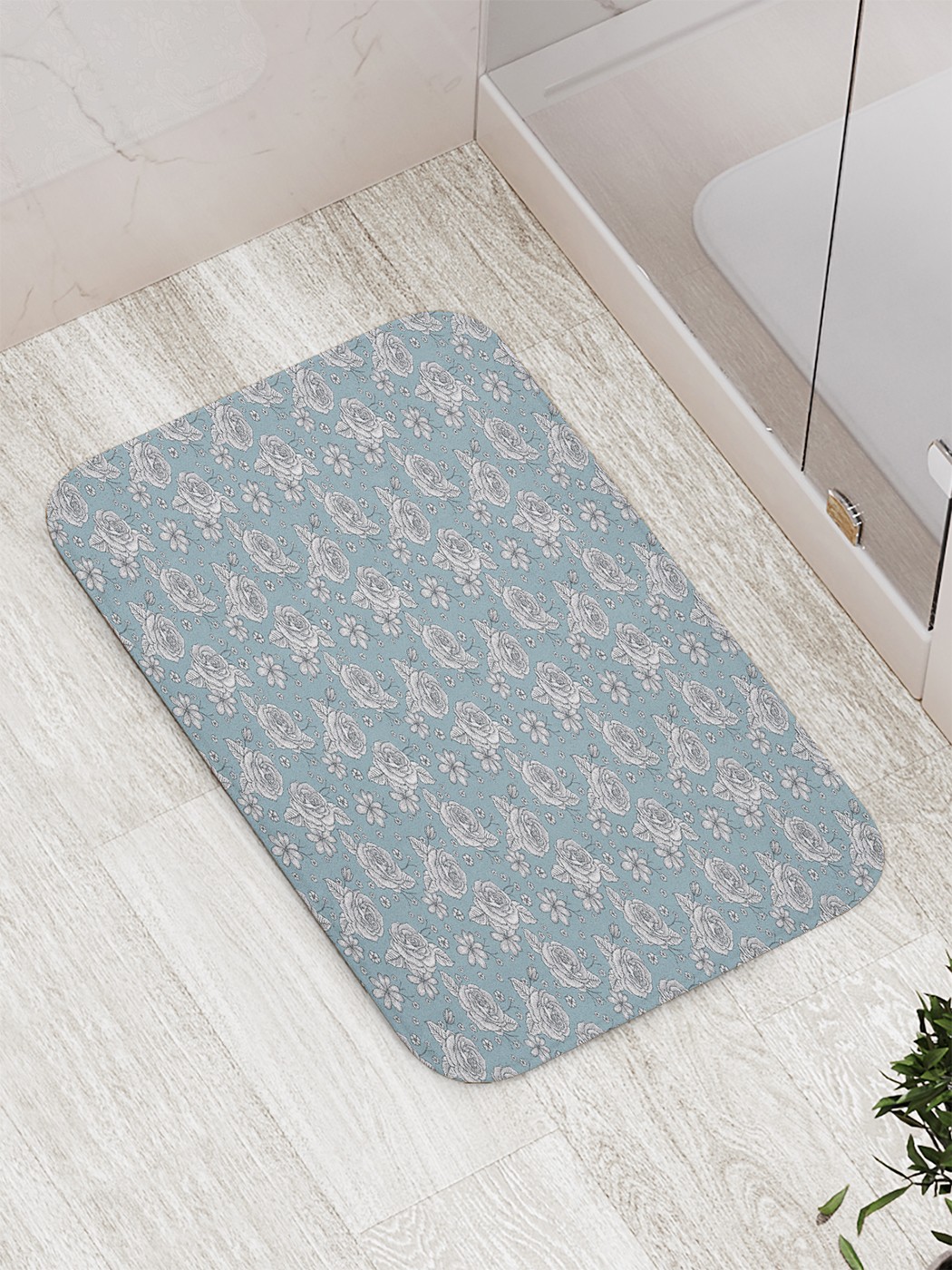 

Коврик противоскользящий для ванной, сауны, бассейна, 77х52 см bath_75417 JoyArty