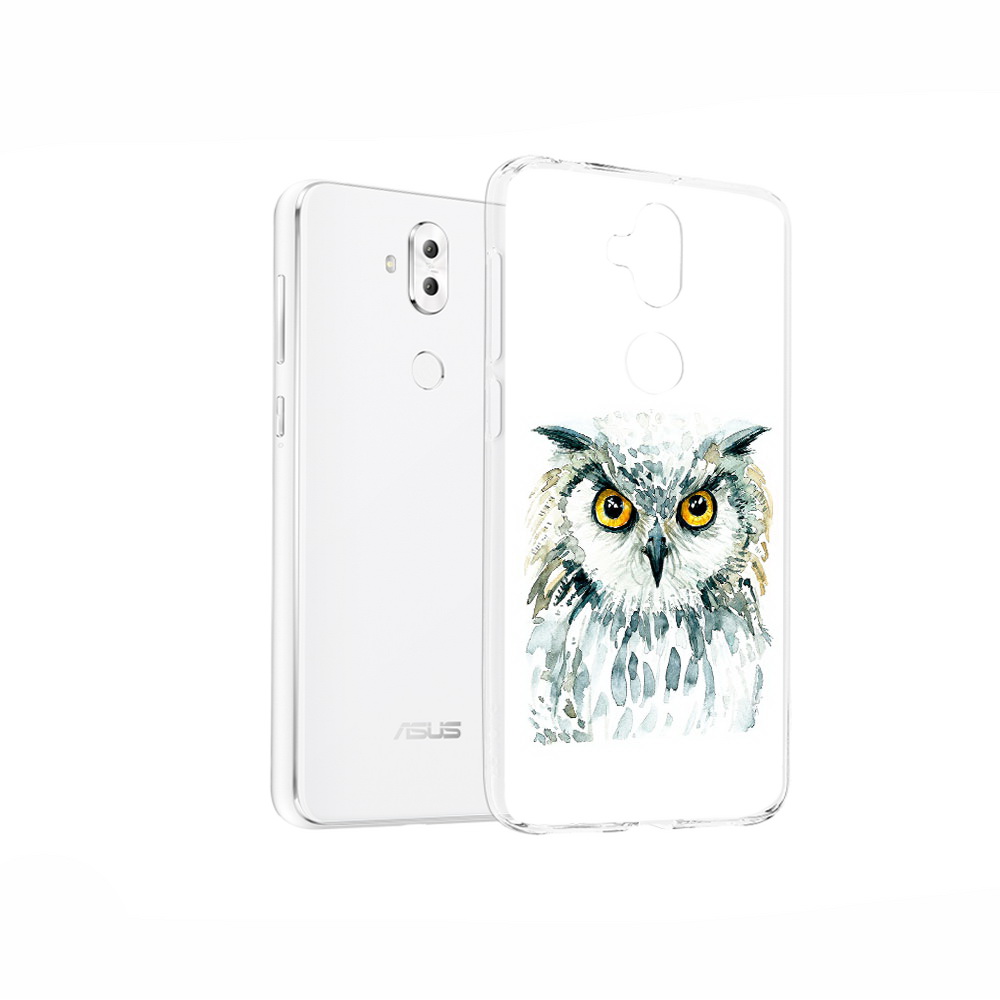 Чехол MyPads Tocco для Asus ZenFone 5 Lite (ZC600KL) Серьезная сова