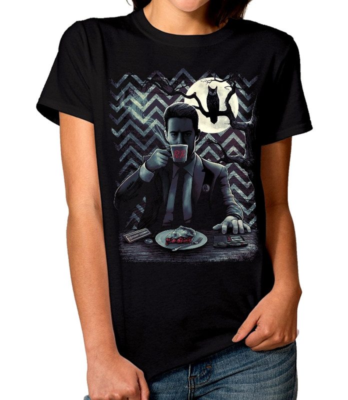 

Футболка женская Dream Shirts Твин Пикс - Агент Купер черная M, Черный, Твин Пикс - Агент Купер