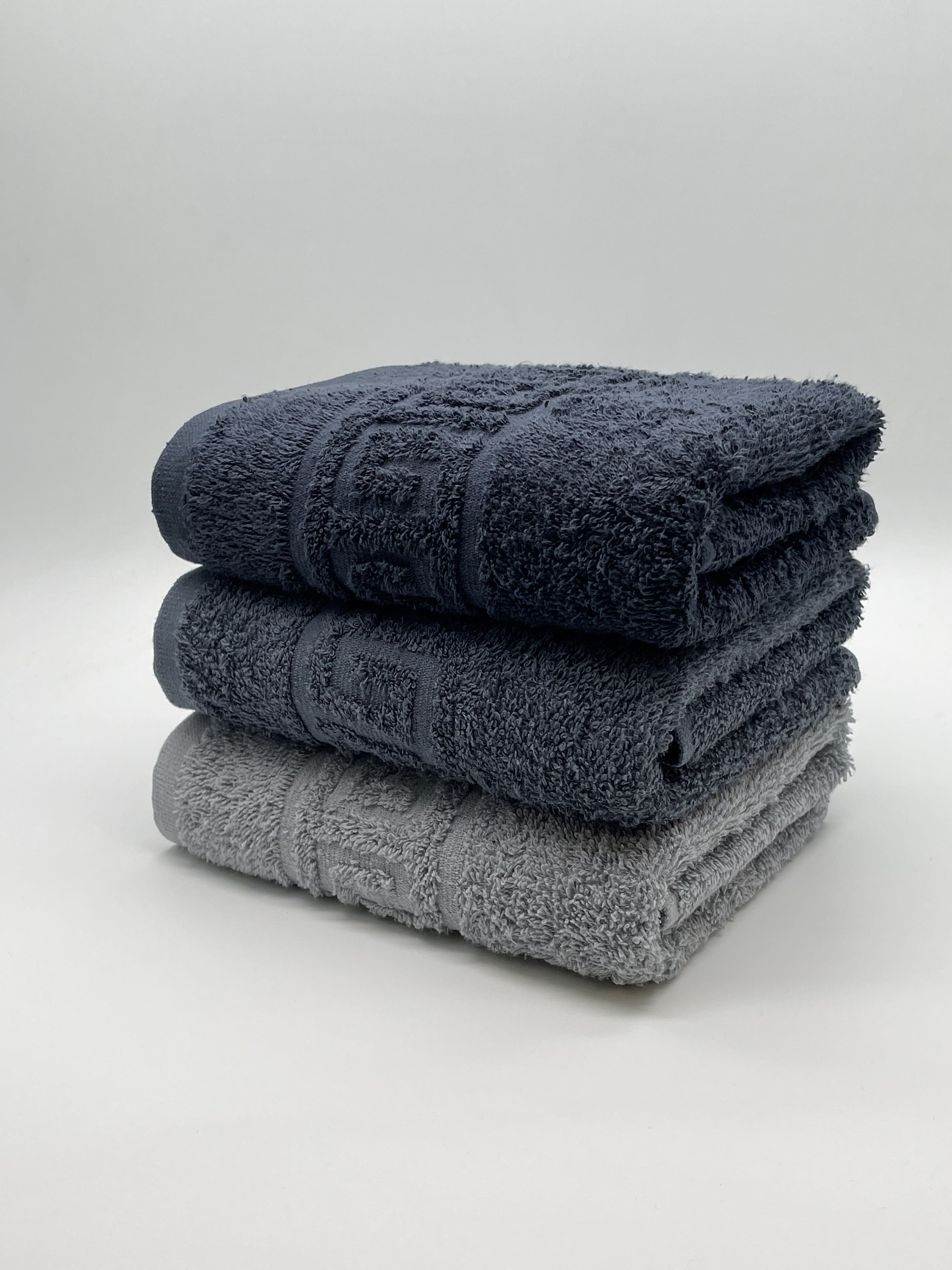 

Полотенце махровое набор TM Textile с3_серый5_серый7_с116