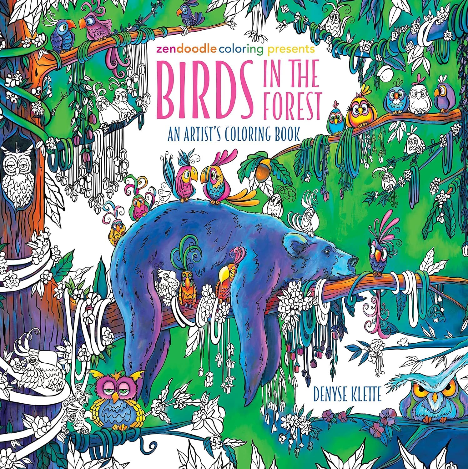 

ZDP: Birds in the Forest Coloring book. Denyse Klette